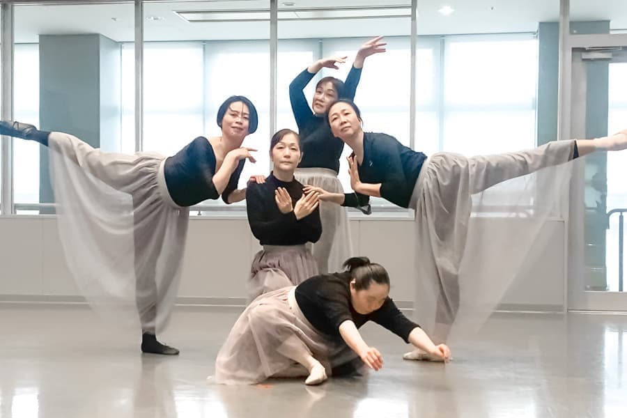 アダルトクラス：福本まゆみモダンバレエアート：大阪・服部緑地・豊中