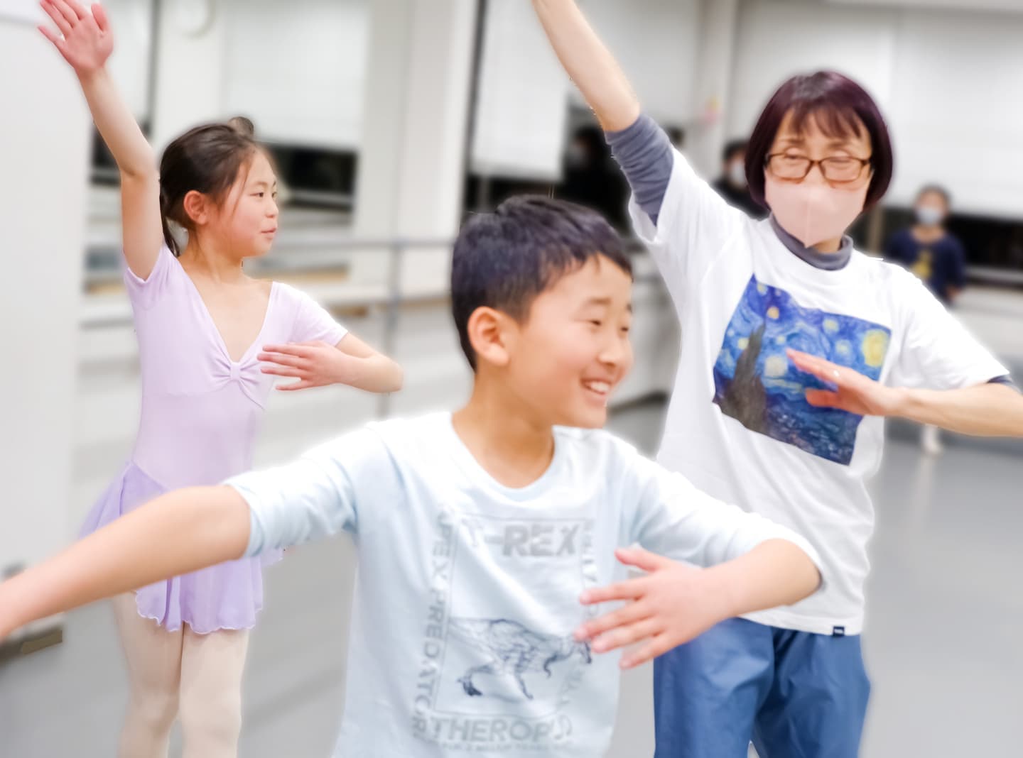 無料体験レッスンの流れ：福本まゆみモダンバレエアート：大阪・服部緑地・豊中