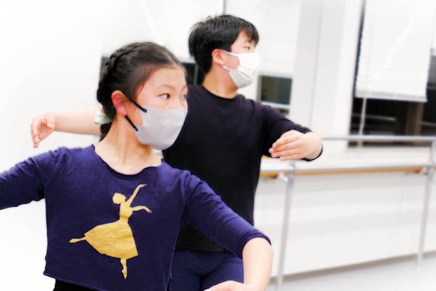 ジュニアクラス：福本まゆみモダンバレエアート：大阪・服部緑地・豊中